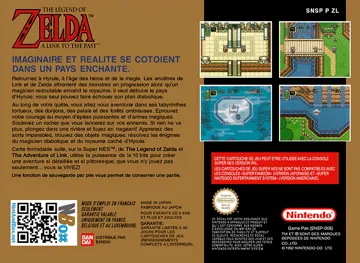 Legend of Zelda, The - A Link to the Past (France) box cover back